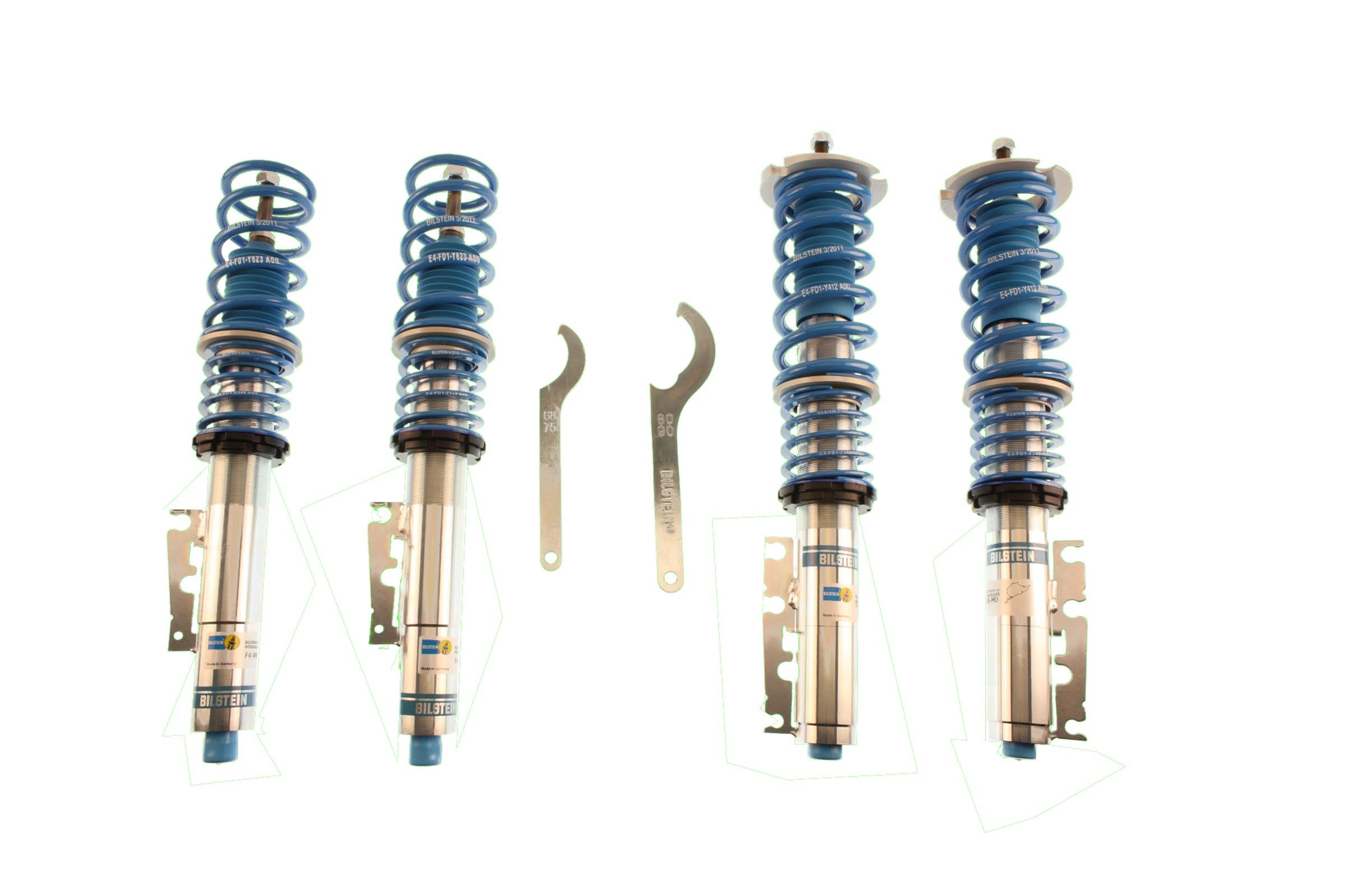 Bilstein B16 Suspension Kit Porsche Boxster 9866 - 48-181440 - Bilstein suspension product image