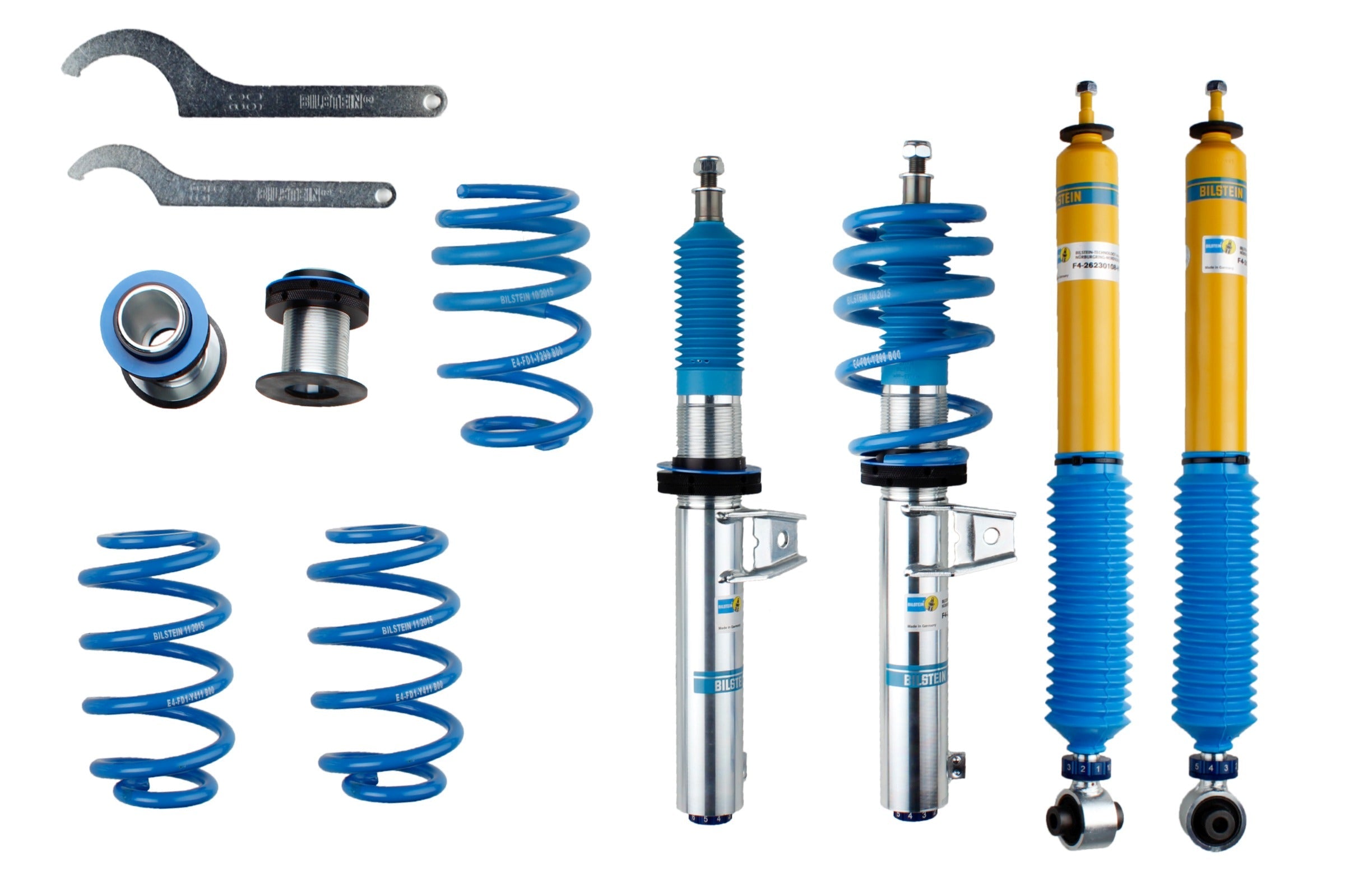 Bilstein B16 Suspension Kit Audi A3 8V Golf 7 55m Multi - 48-251570 - Bilstein suspension product image