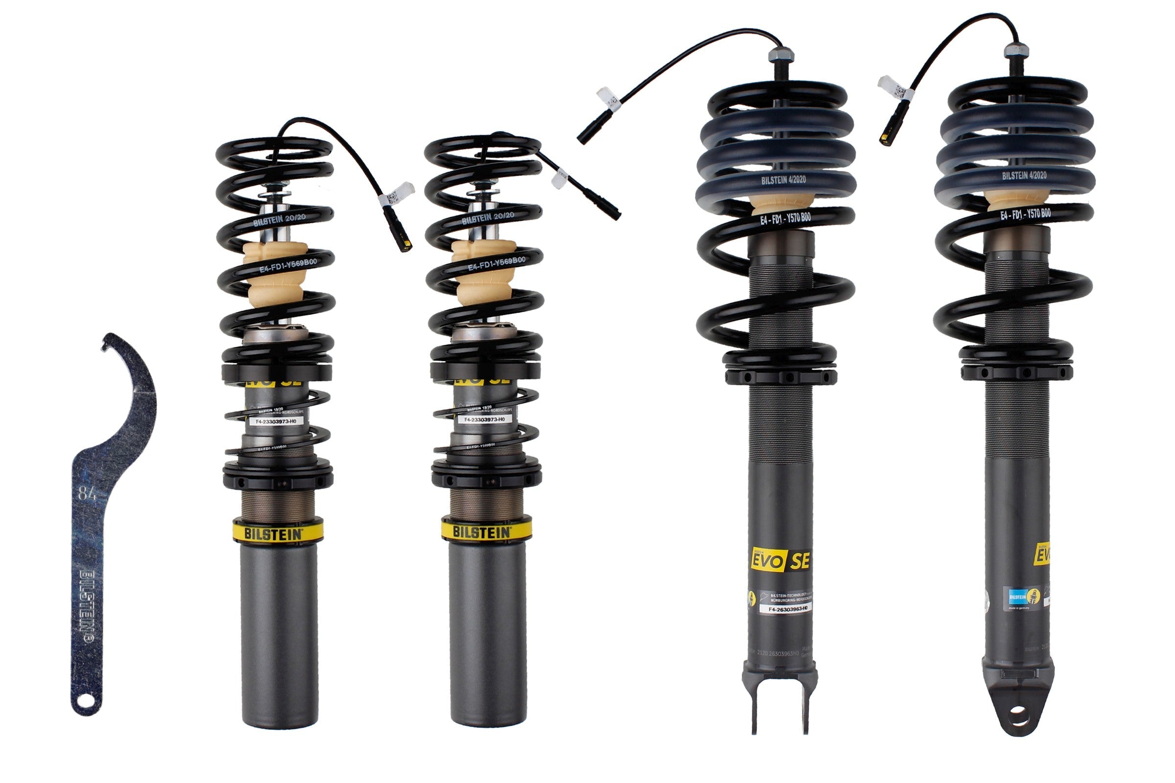 Bilstein EVO SE Coilovers, Porsche 992 - 49-303940 - Bilstein suspension product image