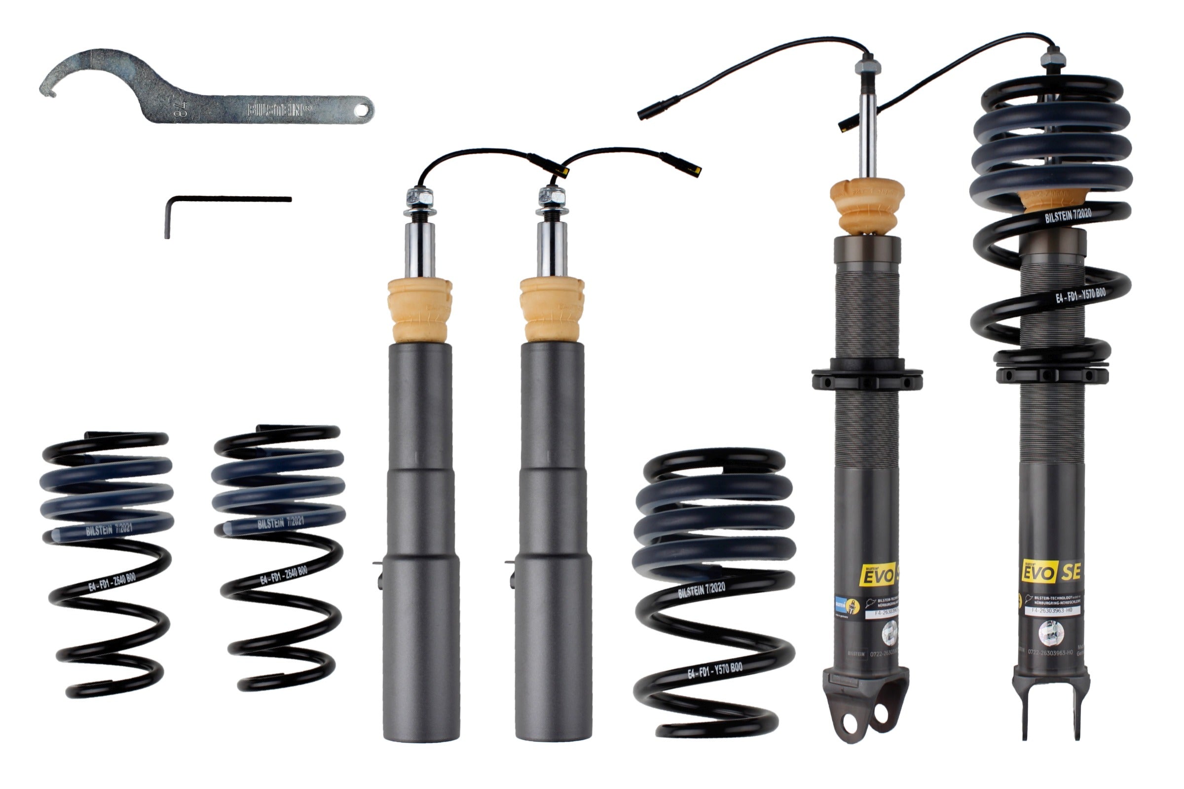 Bilstein Electric Suspension Kit for Porsche 911 992 Turbo S - 49-320657 - Bilstein suspension product image