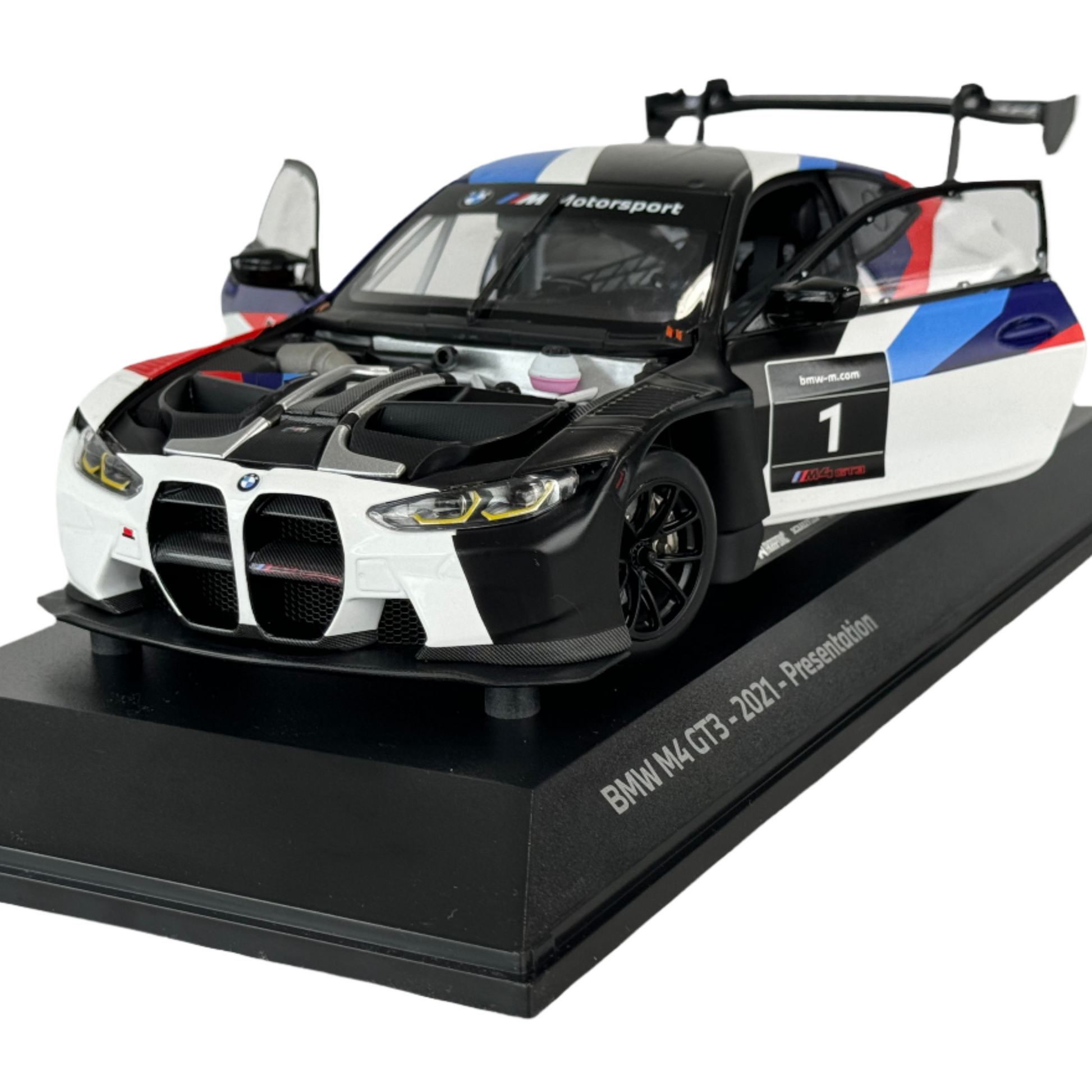 BMW Genuine Miniature Car Model M4 GT3 1:18 Scale 80435A5D002 - Nineteen72 Performance