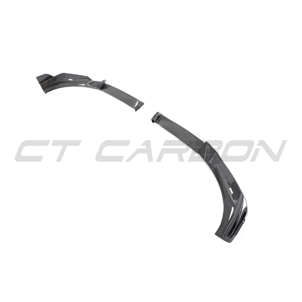 BMW X3 G01 LCI 2021+ CT Carbon full carbon fibre kit installed on the car, showcasing sleek black carbon fiber parts.
