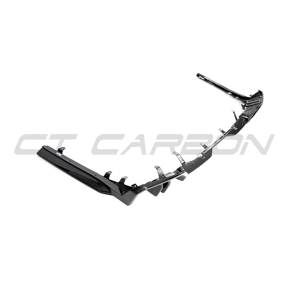 BMW G60 5 Series and I5 full carbon fiber kit by CT Carbon, showcasing lightweight, high-quality carbon fiber car body parts.