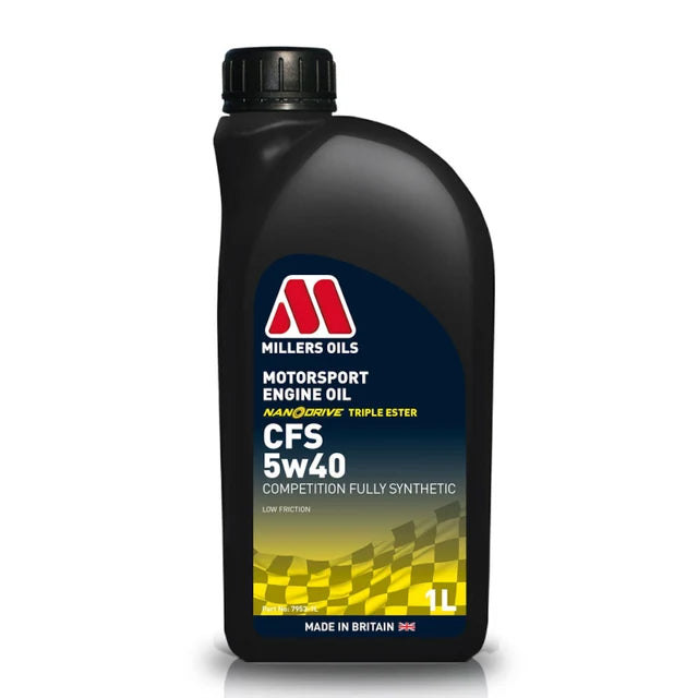 Millers Motorsport Engine Oil CFS 5w40 NT+
