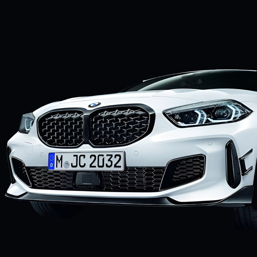 Genuine BMW M Performance F40 1 Series Gloss Black Front Splitter 51192462318 - Nineteen72 Performance