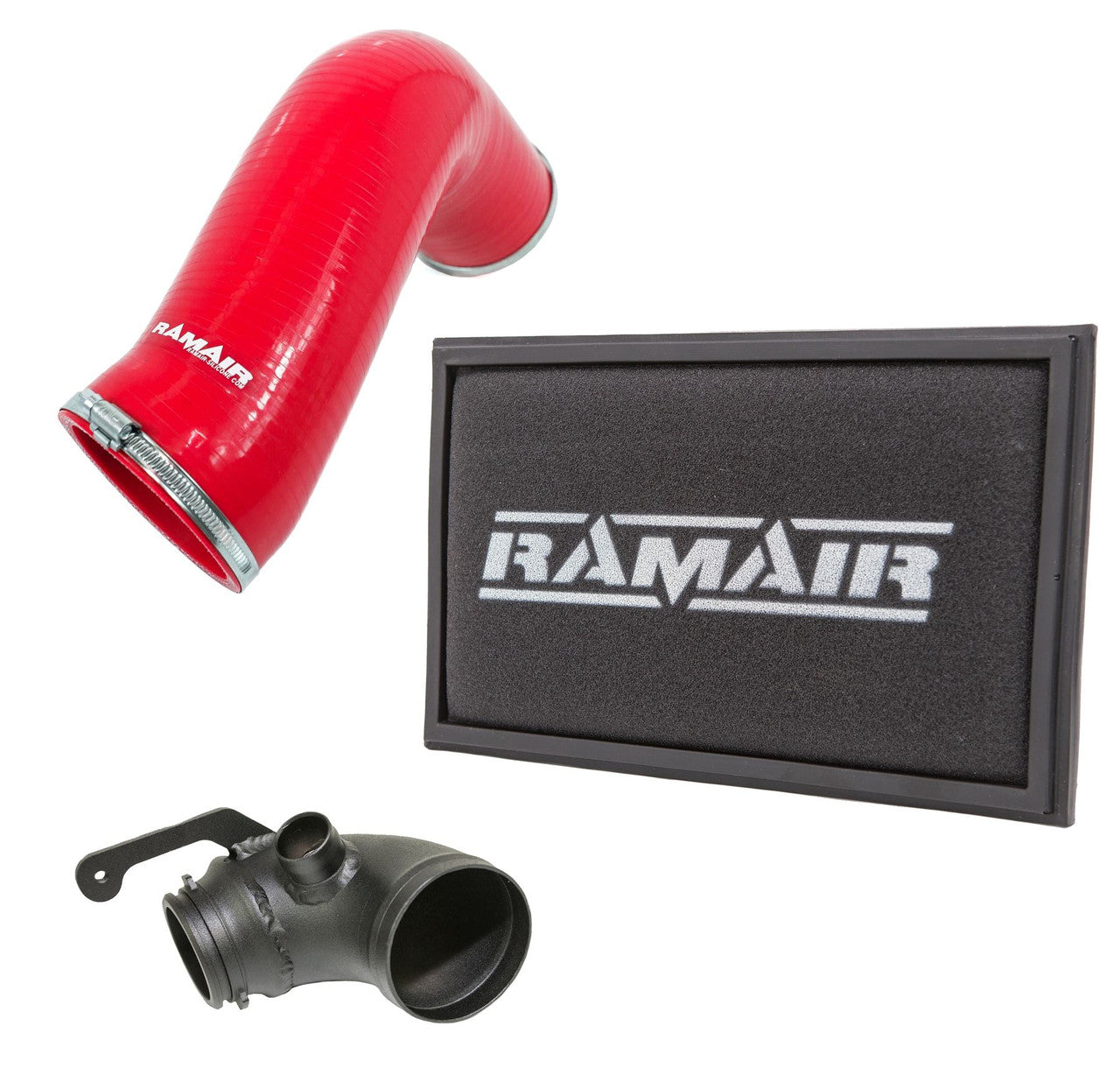 Ramair - Panel Air Filter Intake Pipe Air Hose & Turbo Elbow - A3 S3 TSI MQB - Nineteen72 Performance