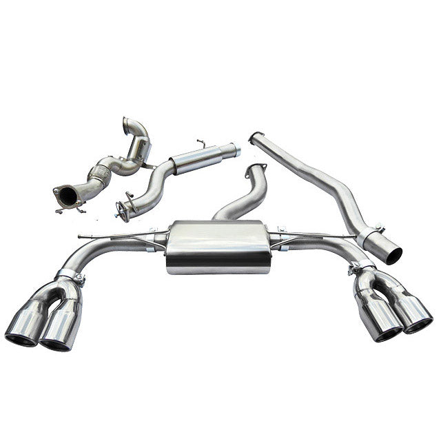 Cobra Sport - Audi S3 (8V) 5 Door Sportback (Non-Valved) (13-18) Turbo Back Performance Exhaust - Nineteen72 Performance