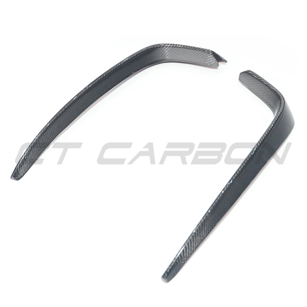 Audi A3 S-Line and S3 pre-facelift saloon 8V carbon fibre trim surround accessory by CT Carbon, showing close-up detail.