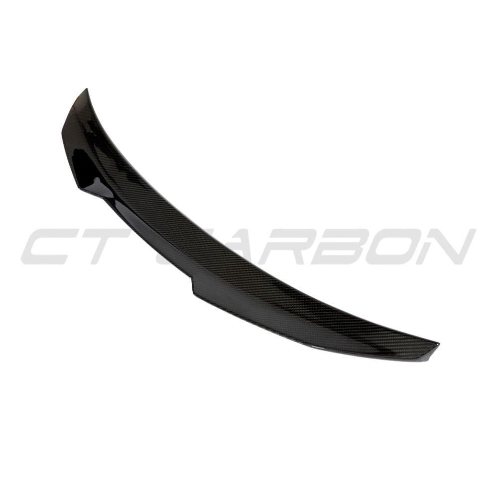 CT Carbon Audi RS3 8V saloon facelift full carbon fibre kit with spoiler, designed for 2014-2019 model, shown on the car.