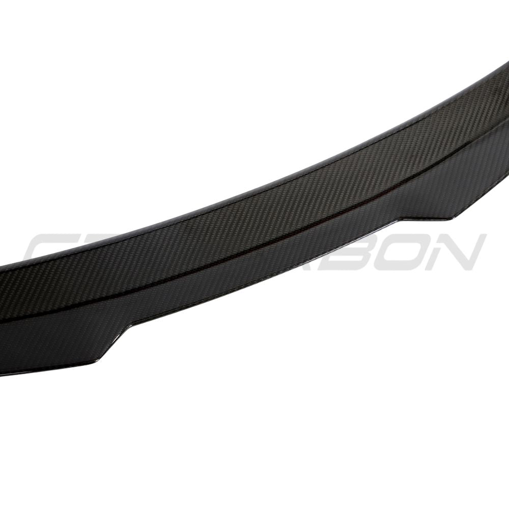 Audi RS3 8V saloon full carbon fibre kit by CT Carbon, featuring spoiler and body accents for 2014-2019 model.
