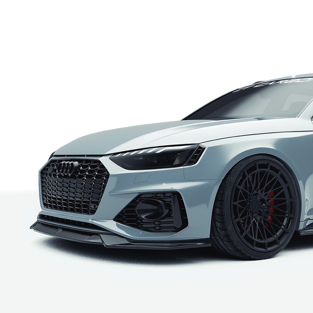 Audi RS4 B9.5 carbon fibre kit by CT Carbon, featuring lightweight, high-quality carbon fibre components for enhanced performance.