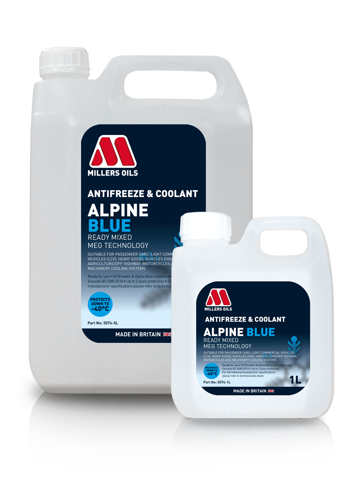 Millers Alpine Blue Ready Mixed Antifreeze product image