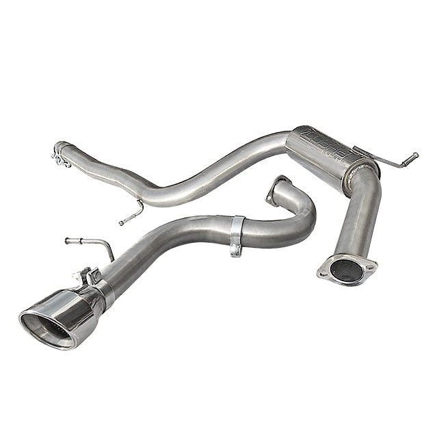 Cobra Sport - Audi A3 (8P) 2.0 TDI 2WD (2008-12) (3 Door) Single Tip Cat Back Performance Exhaust - Nineteen72 Performance