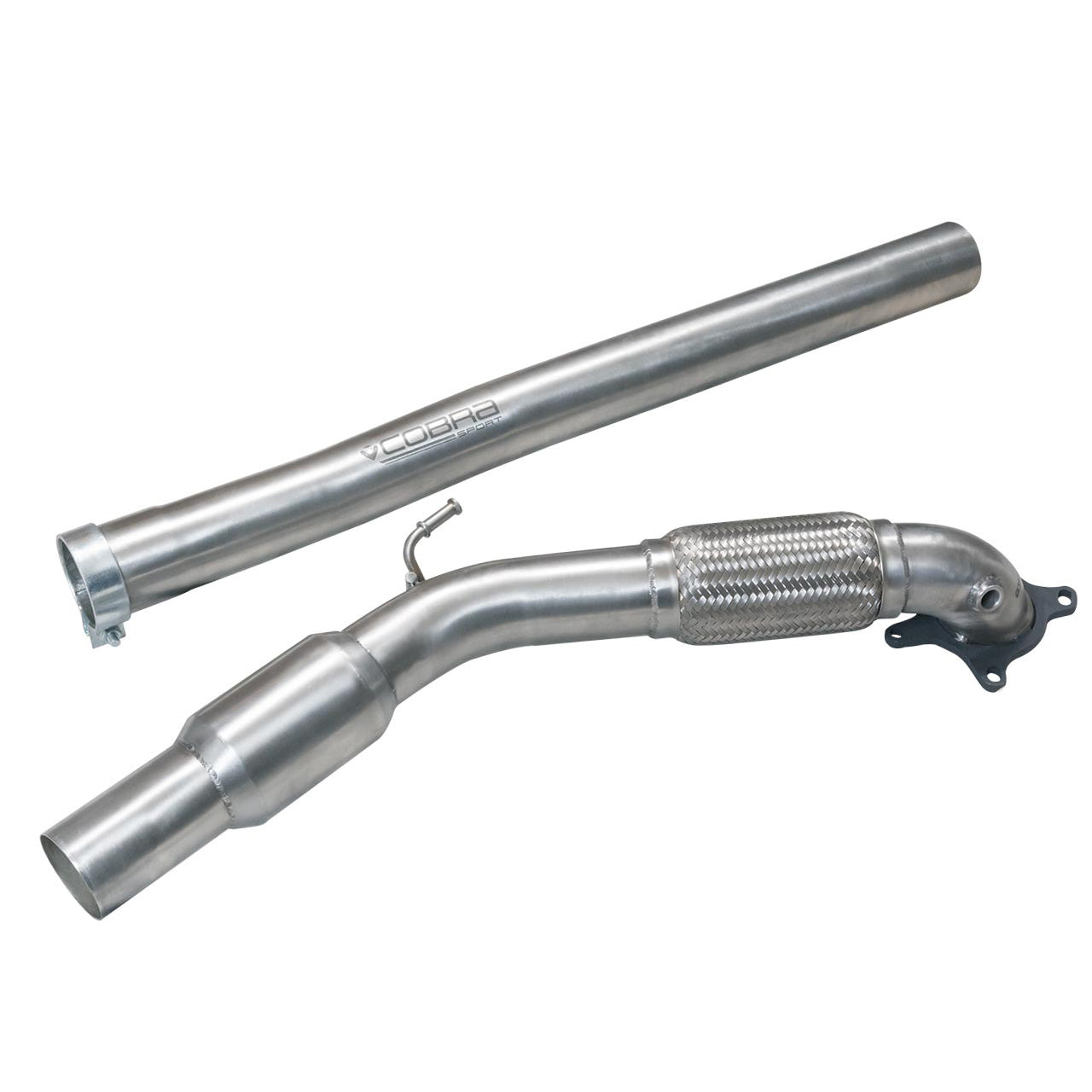 Cobra Sport - Audi A3 (8P) 2.0 TFSI 2WD (3 & 5 Door) Front Pipe Sports Cat / De-Cat Performance Exhaust - Nineteen72 Performance