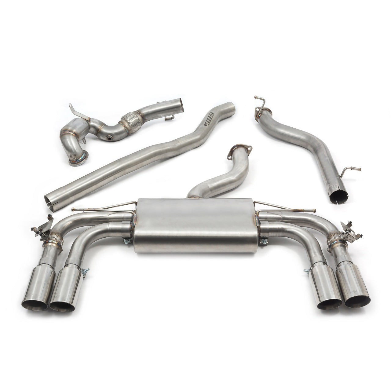 Cobra Sport - Audi S3 (8V) 5 Door Sportback (Valved) (13-18) Turbo Back Performance Exhaust - Nineteen72 Performance