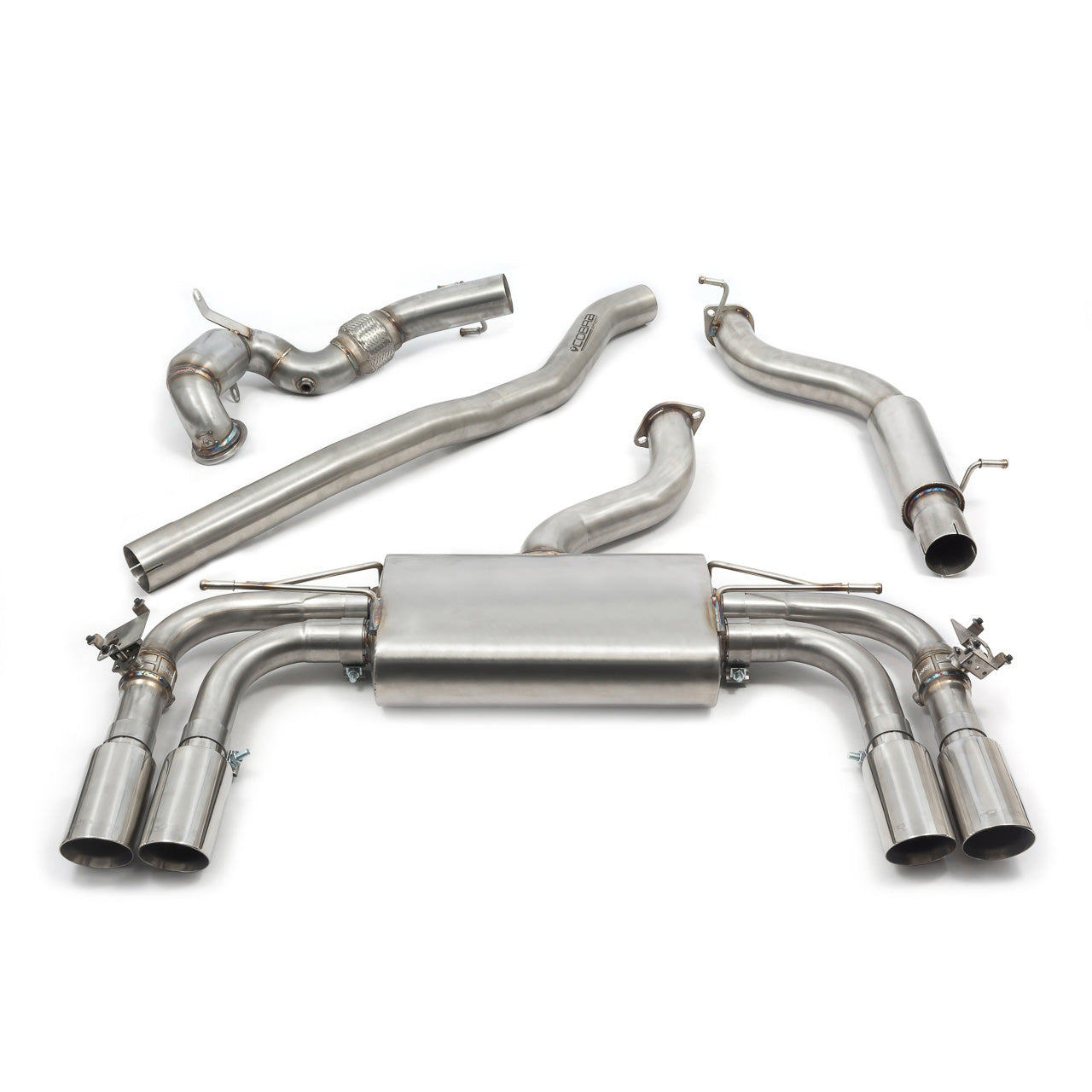 Cobra Sport - Audi S3 (8V) 5 Door Sportback (Valved) (13-18) Turbo Back Performance Exhaust - Nineteen72 Performance