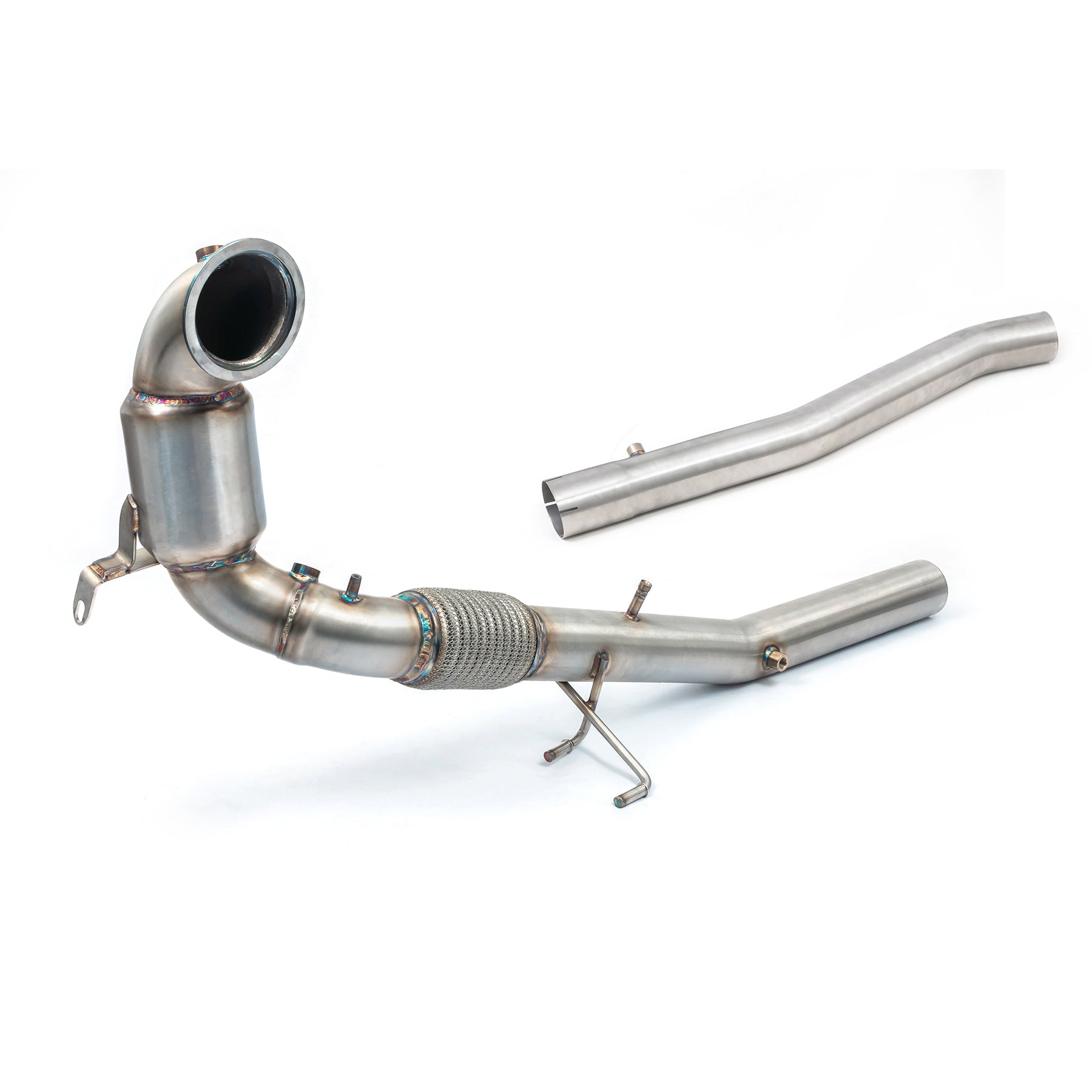 Cobra Sport - Audi S3 (8Y) Saloon Front Downpipe Sports Cat / De-Cat Performance Exhaust - Nineteen72 Performance