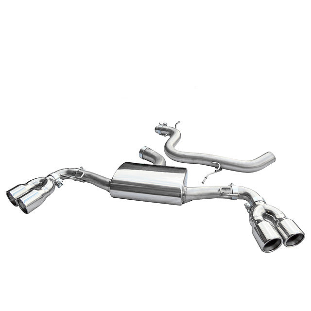 Cobra Sport - Audi TT (Mk2) 1.8/2.0 TFSI (2WD) (2007-11) Cat Back Performance Exhaust - Nineteen72 Performance