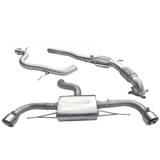 Cobra Sport - Audi TT (Mk2) 1.8/2.0 TFSI (2WD) 2011-14 Dual Exit Turbo Back Performance Exhaust - Nineteen72 Performance