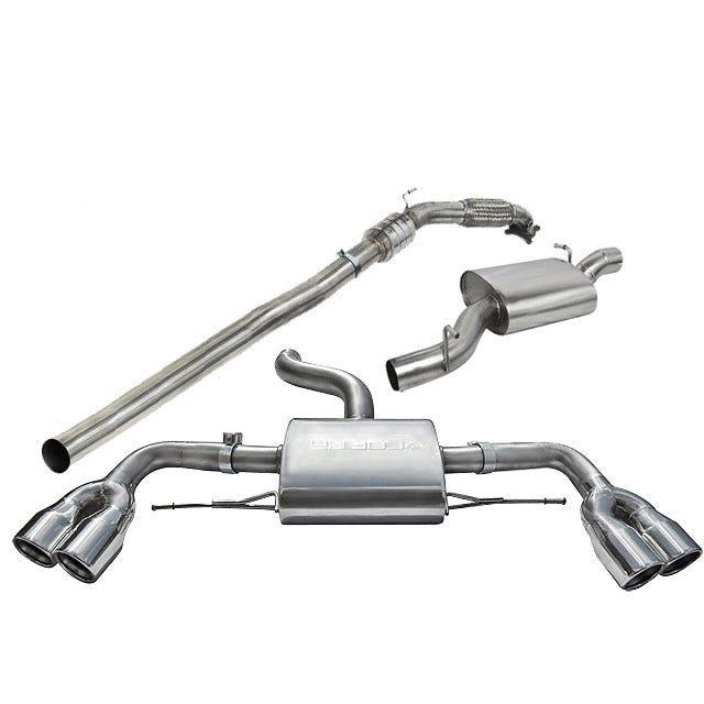 Cobra Sport - Audi TTS (Mk2) Quattro Turbo Back Performance Exhaust - Nineteen72 Performance