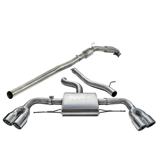 Cobra Sport - Audi TTS (Mk2) Quattro Turbo Back Performance Exhaust - Nineteen72 Performance