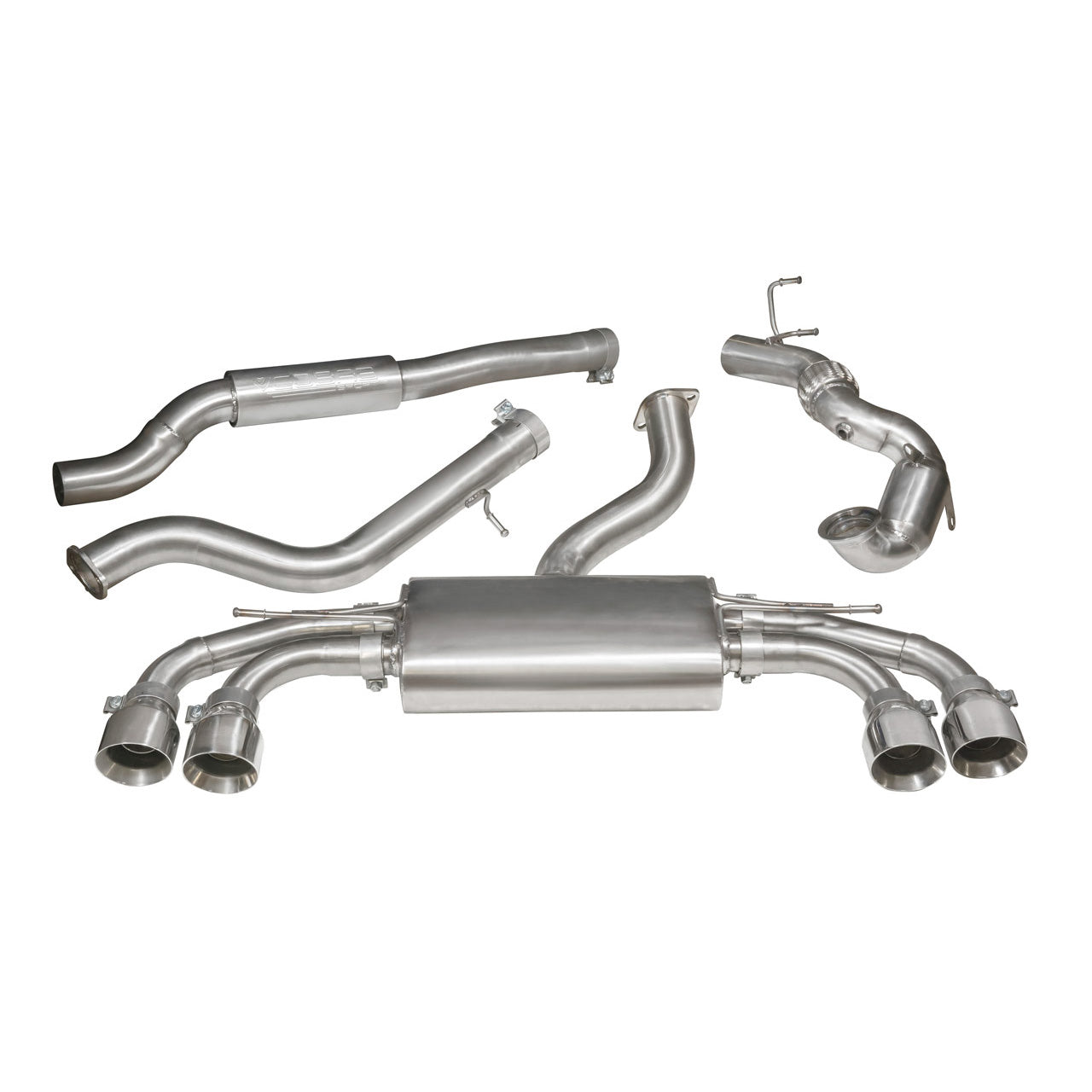 Cobra Sport - Audi TTS (Mk3) 2.0 TFSI Turbo Back Performance Exhaust - Nineteen72 Performance