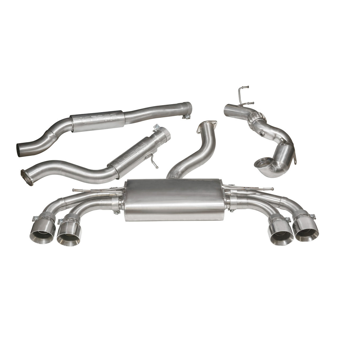 Cobra Sport - Audi TTS (Mk3) 2.0 TFSI Turbo Back Performance Exhaust - Nineteen72 Performance