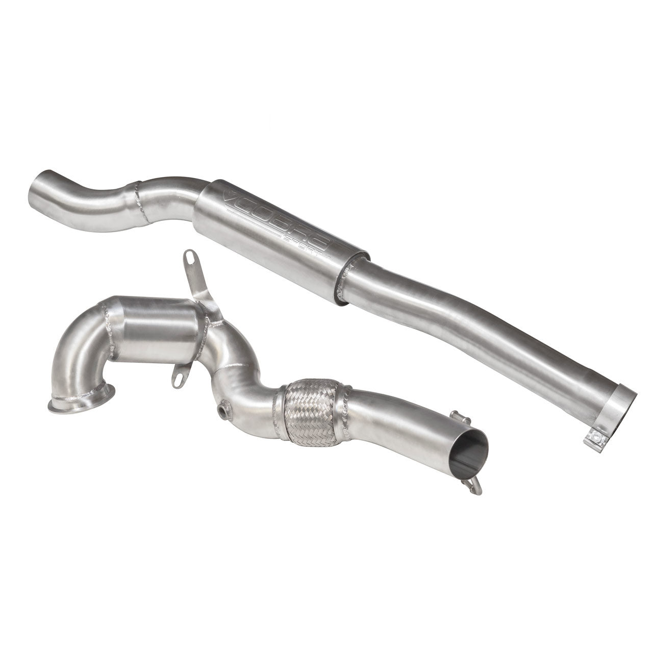 Cobra Sport - Audi TTS (Mk3) 2.0 TFSI Front Downpipe Sports Cat / De-Cat Performance Exhaust - Nineteen72 Performance