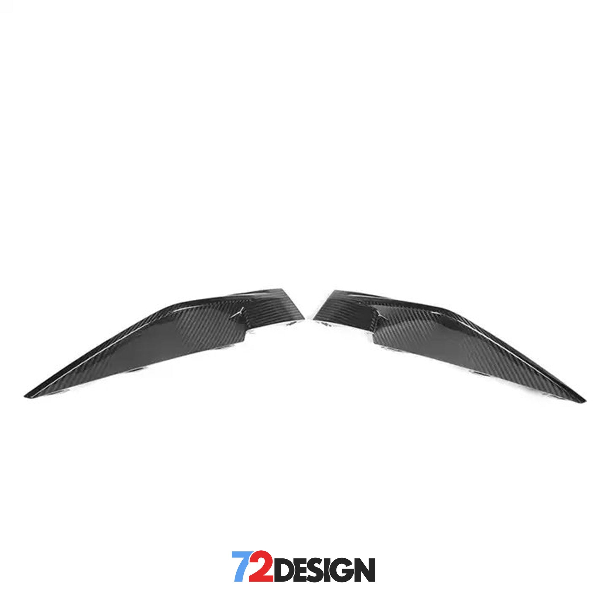72Design BMW M3/M4 (G80/G82) Gloss Carbon Fibre (Pre-Preg) OEM Style Front Splitter - Nineteen72 Performance