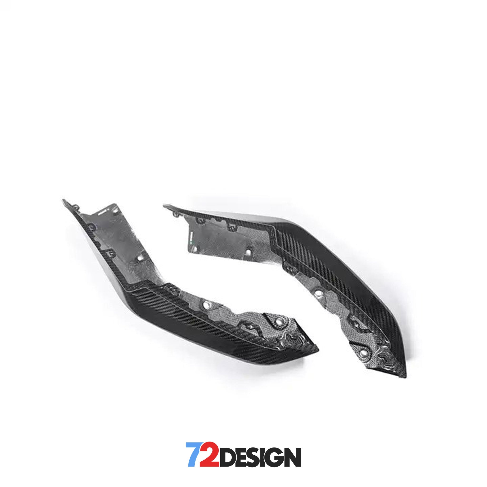 72Design BMW M3 (G80) Gloss Carbon Fibre (Pre-Preg) Performance Style Rear Side Spats - Nineteen72 Performance