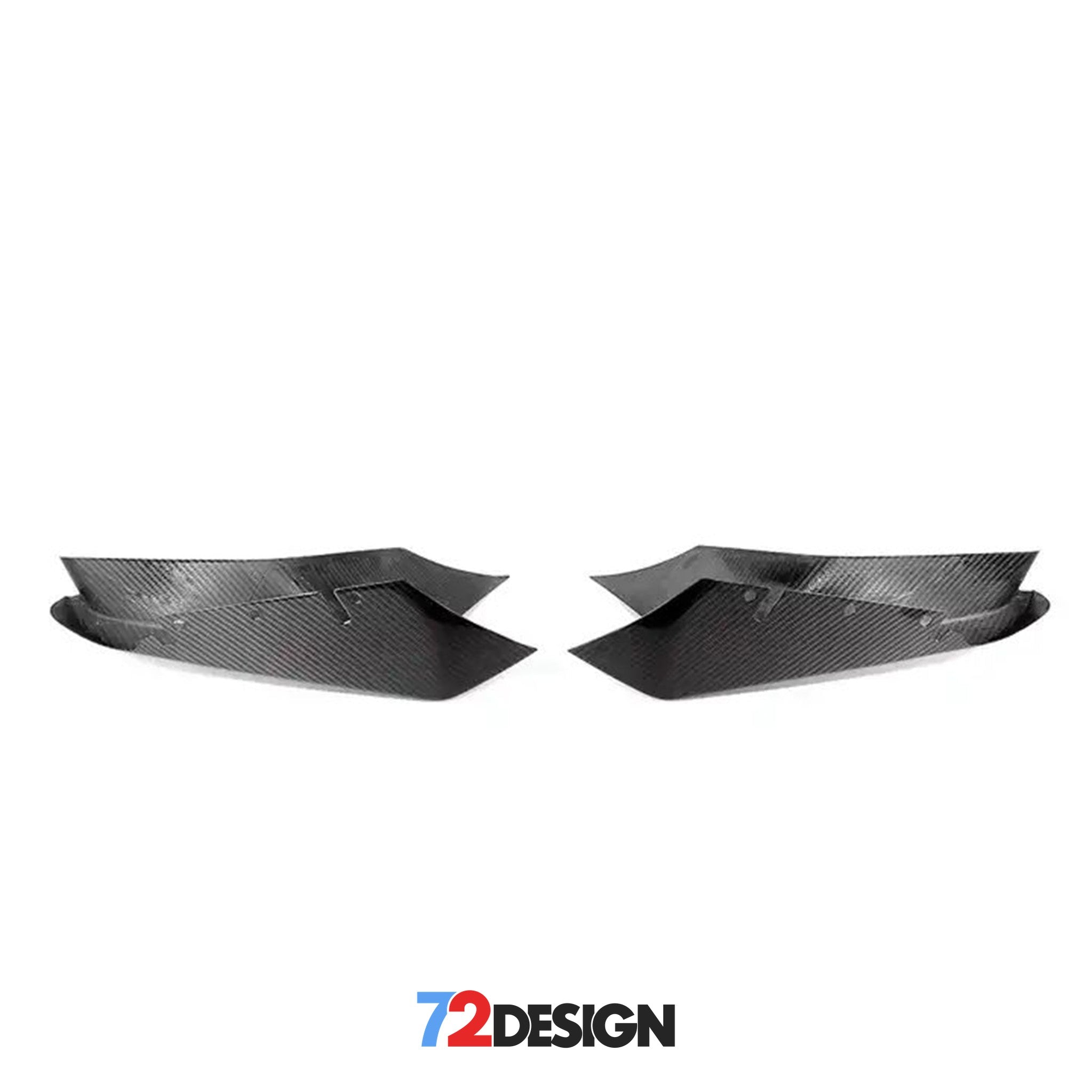 72Design BMW M5 (F90) Gloss Carbon Fibre (Pre-Preg) Performance Style Front Splitter - Nineteen72 Performance