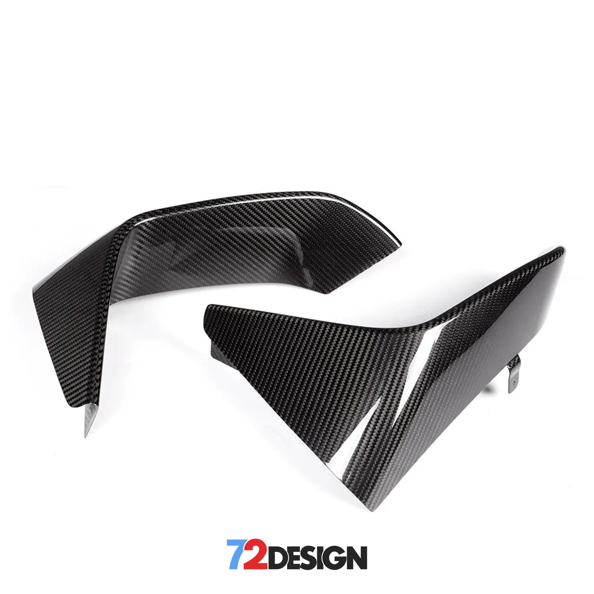 72Design BMW M3/M4 (F80/F82) Gloss Carbon Fibre (Pre-Preg) Performance Style Front Splitter - Nineteen72 Performance