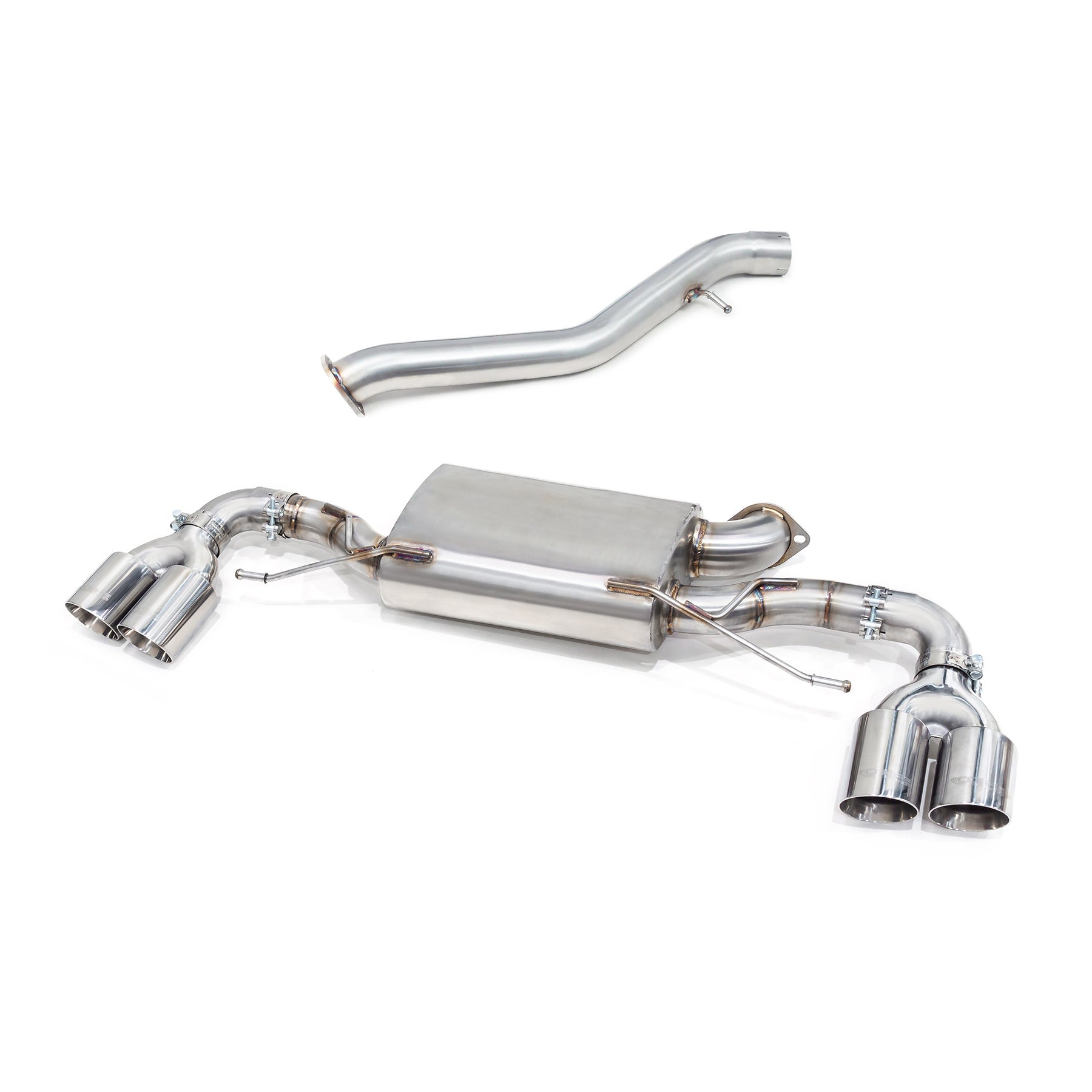 Cobra Sport - BMW 320i (G20) (19>) Non-Valved Quad Exit M3 Style Performance Exhaust - Nineteen72 Performance