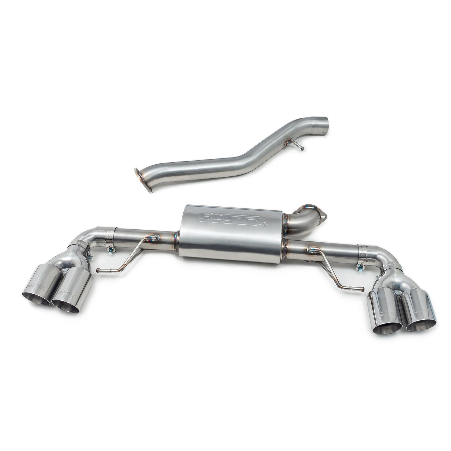 Cobra Sport - BMW 320i (G20) (19>) Non-Valved Quad Exit M3 Style Performance Exhaust - Nineteen72 Performance