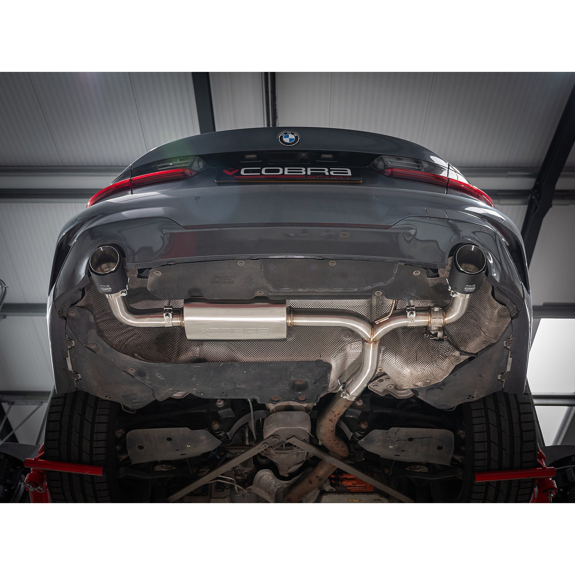 Cobra Sport - BMW 330e (G20) (19>) Valved Dual Exit Rear Axle Back Performance Exhaust - Nineteen72 Performance