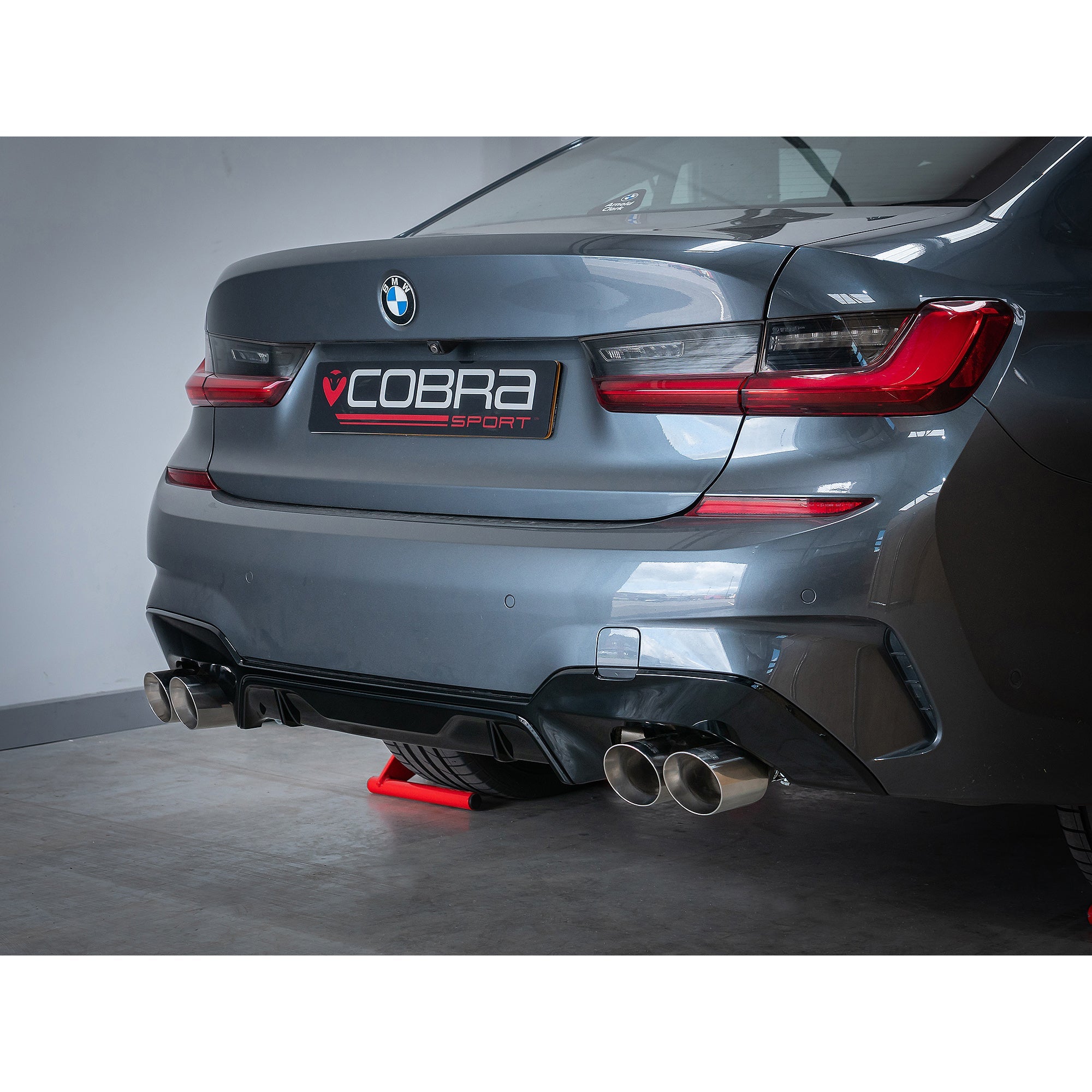 Cobra Sport - BMW 330e (G20) (19>) Non-Valved Venom Quad Exit Rear Axle Back M3 Style Performance Exhaust - Nineteen72 Performance