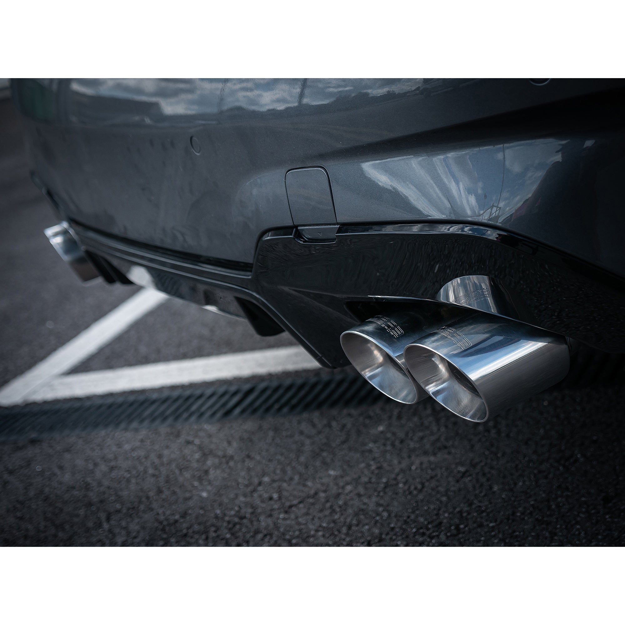 Cobra Sport - BMW 330e Touring (G21) (19>) Valved Quad Exit Rear Axle Back M3 Style Performance Exhaust - Nineteen72 Performance