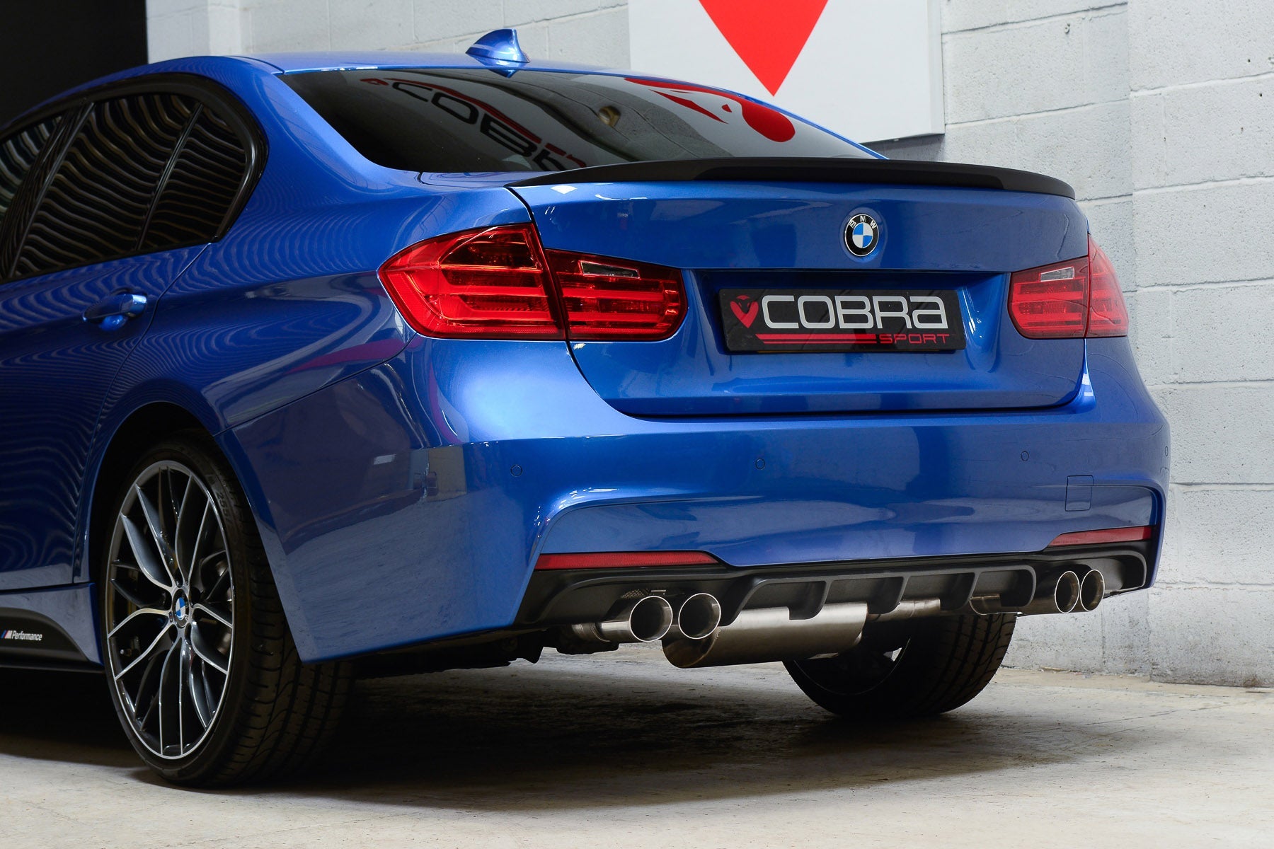 Cobra Sport - BMW 325D (F30 LCI/F31 LCI) (2015-19) Quad Exit M3 Style Performance Exhaust Conversion - Nineteen72 Performance