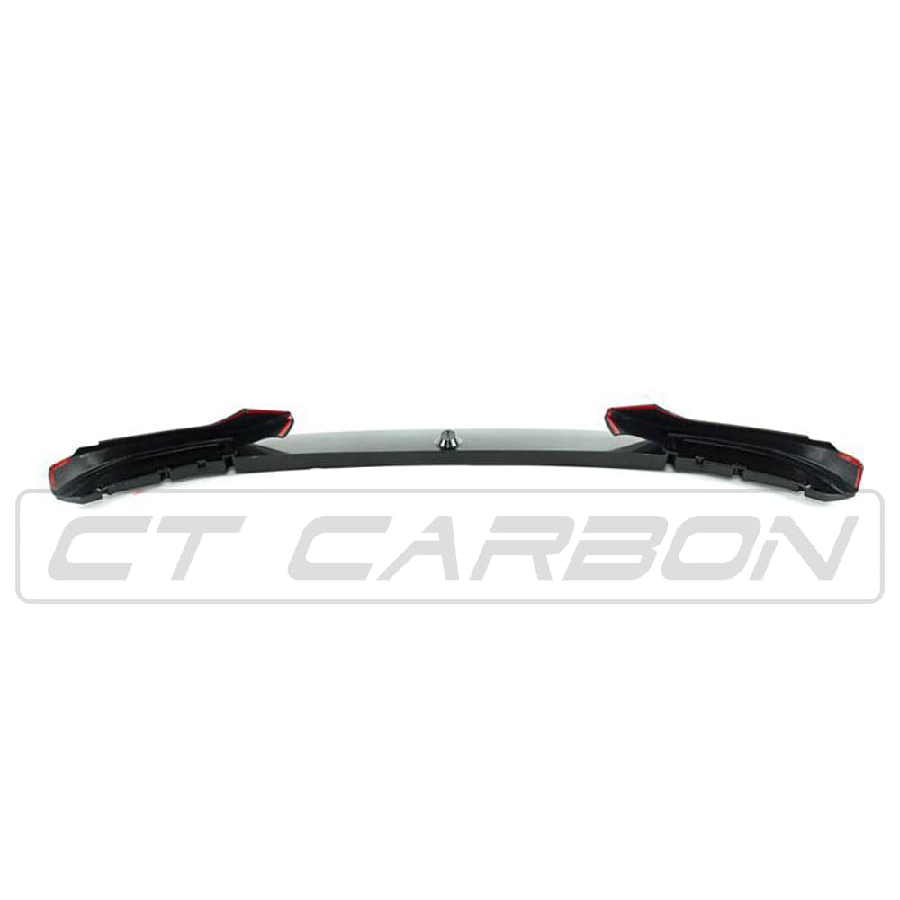 BMW 4 Series F33 gloss black full kit with twin exhaust by CT Carbon, showcasing the sleek aerodynamic design and high-quality finish.