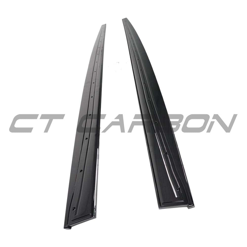 BMW 4 Series F36 2013-2020 gloss black full kit with twin exhaust by CT Carbon, featuring MP style design on the vehicle.