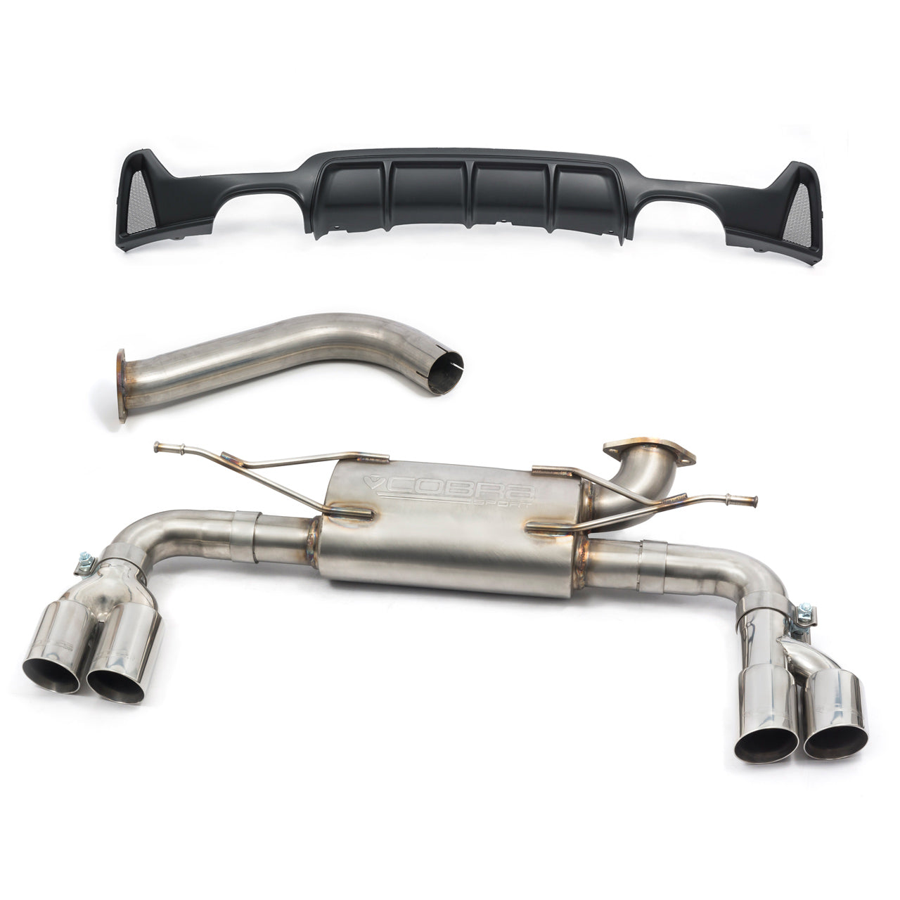 Cobra Sport - BMW 420D (F32/F33/F36) (13-20) Quad Exit M4 Style Performance Exhaust Conversion - Nineteen72 Performance