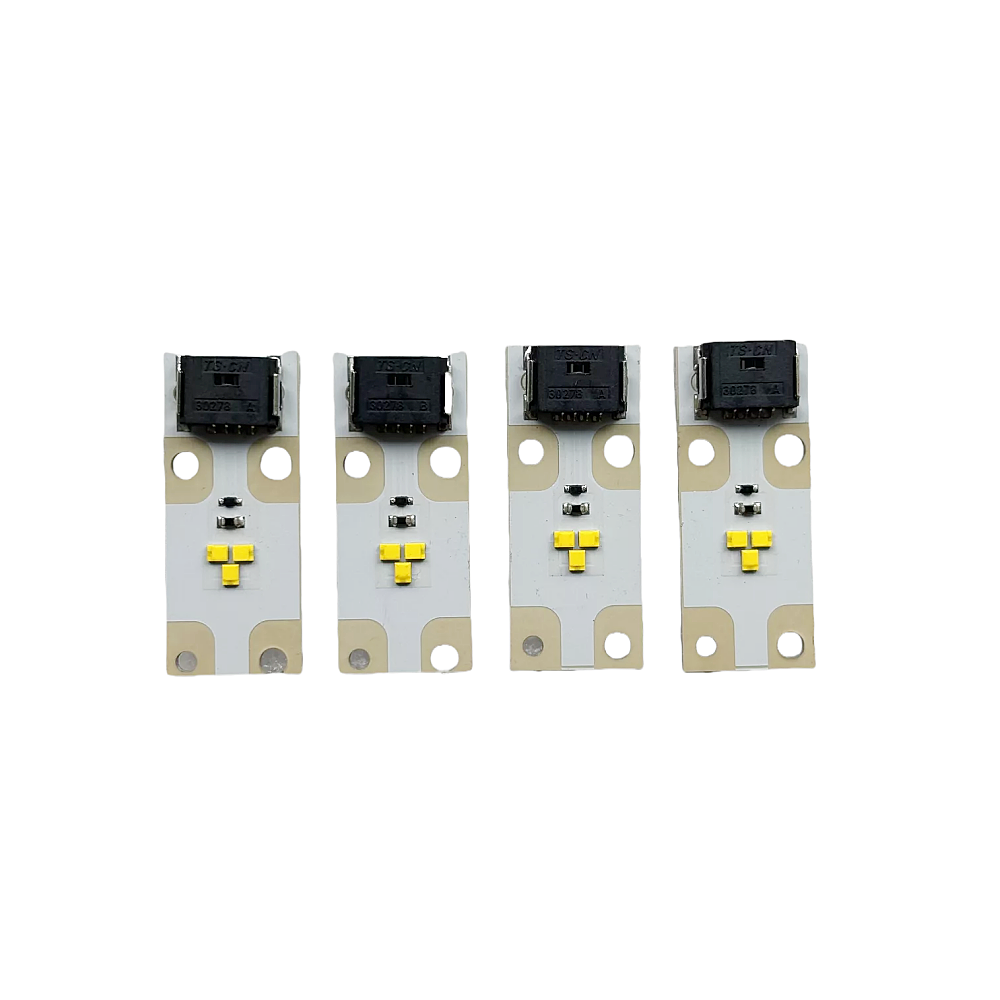 BMW F15 X5 yellow xenon DRL module set by CT Carbon, featuring bright yellow LED daytime running lights for 2015-2017 models.