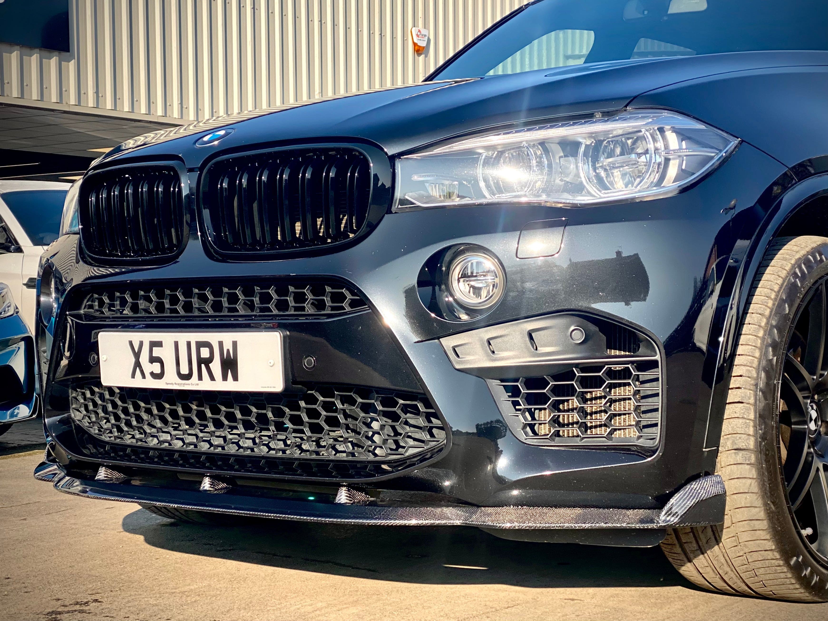BMW F85 X5M CT Carbon full kit featuring carbon fiber exterior parts for enhanced performance and style.