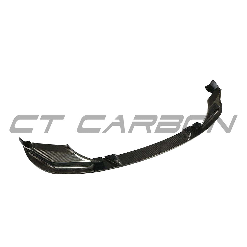BMW F90 M5 saloon full carbon fibre kit by CT Carbon, showing detailed 3D-style carbon fiber components on the car.