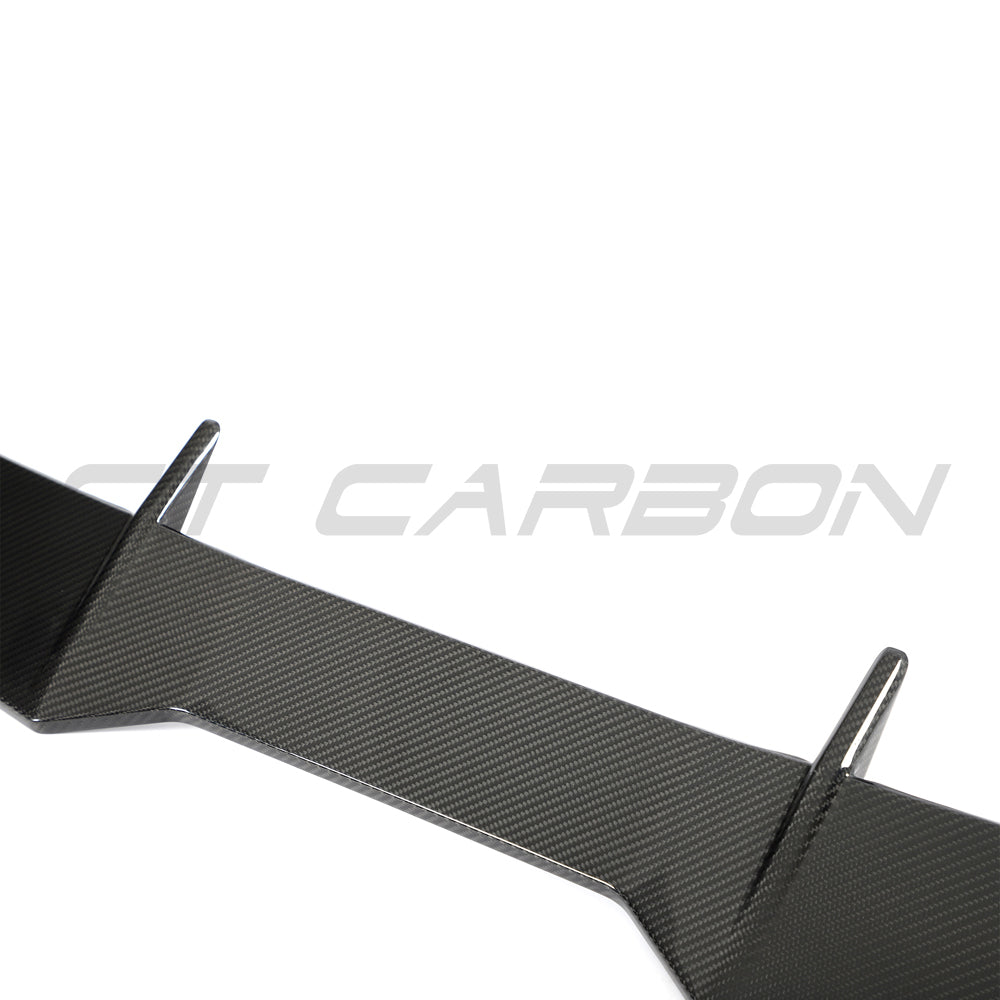 BMW F96 X6M and G06 X6 carbon fibre roof spoiler by CT Carbon, sleek aerodynamic design for 2019-2024 models.
