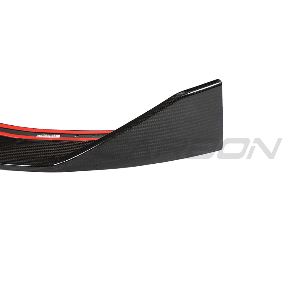 BMW G42 2 Series 2022+ full carbon fibre kit by CT Carbon, featuring a carbon fibre splitter and aerodynamic enhancements.