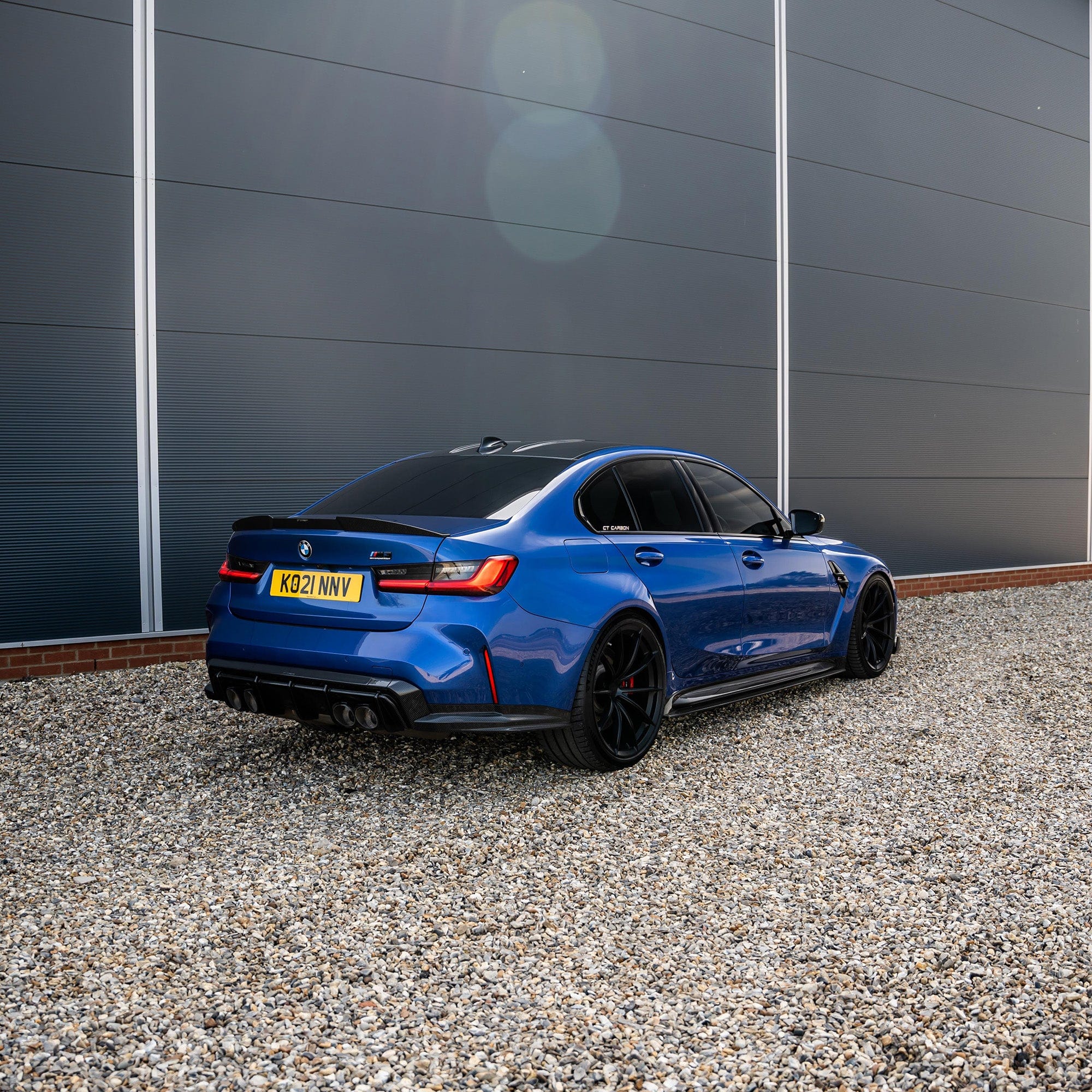 BMW G80 M3 full carbon fibre kit by CT Design, featuring lightweight carbon fibre components for a sleek, high-performance look.