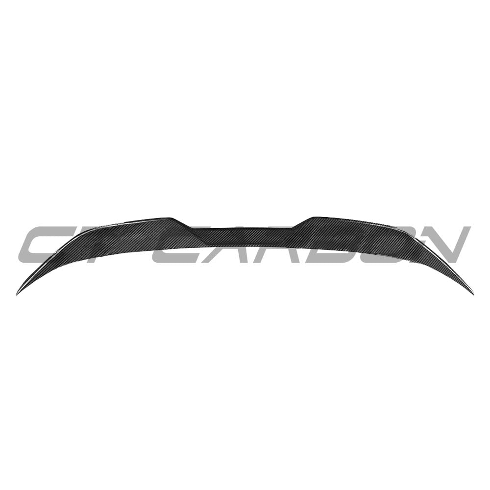 BMW G42 2 Series full carbon fibre kit by CT Carbon, showing the carbon fibre spoiler with MP style design.