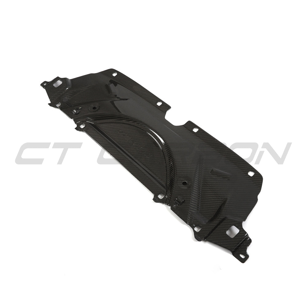 BMW G90 G99 M5 2024 carbon fiber slam panel accessory by CT Carbon, showing the sleek, lightweight carbon fiber surface.