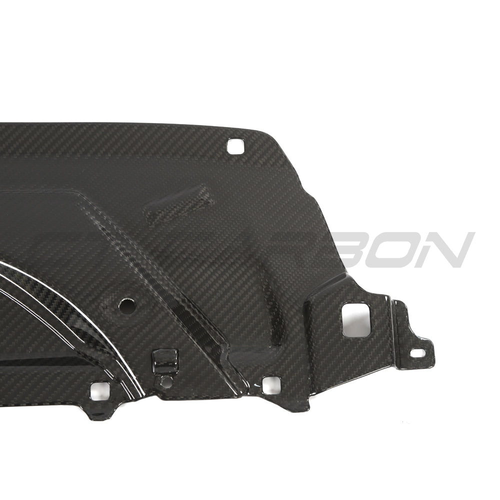 BMW G90 G99 M5 2024 carbon fiber slam panel accessory by CT Carbon, showcasing the lightweight, textured carbon fiber surface.
